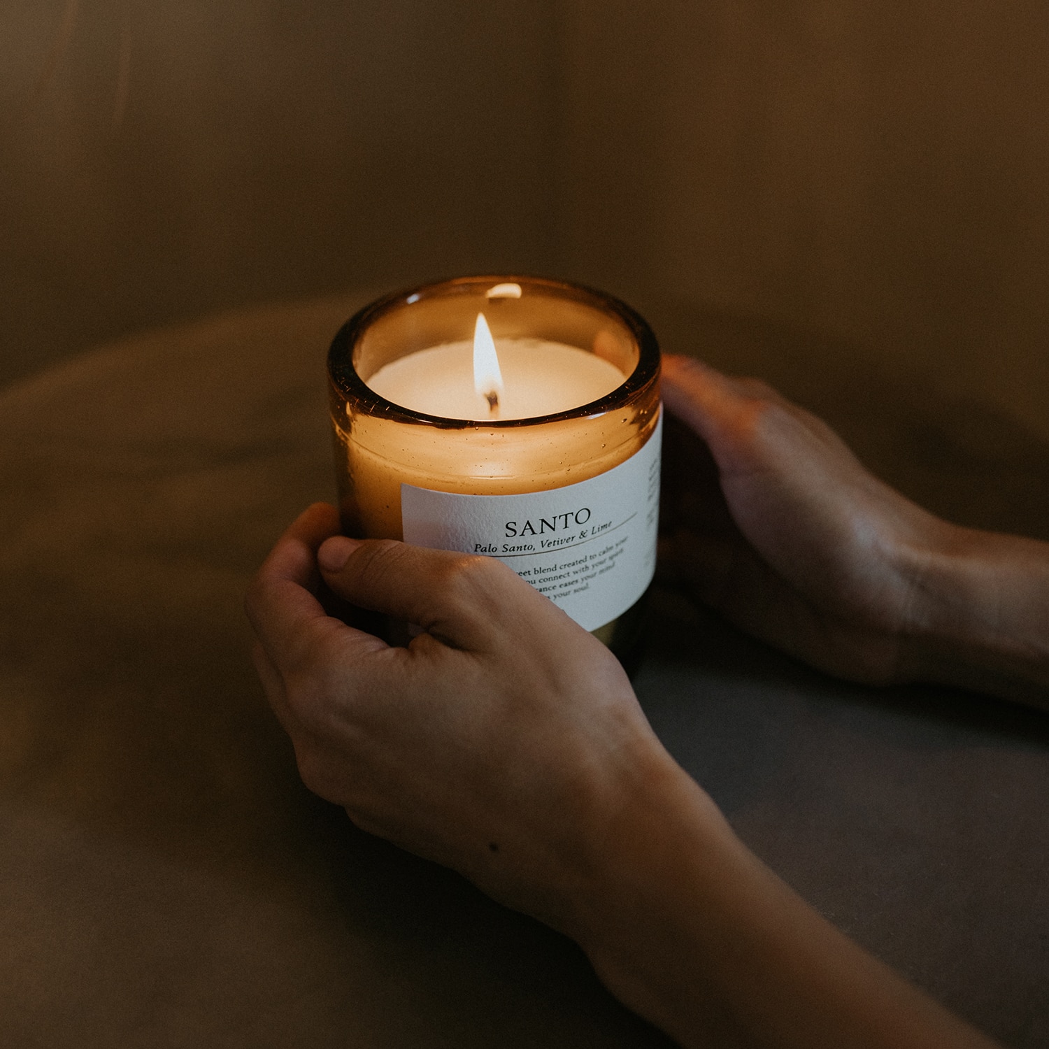 SANTO NATURAL CANDLE (VELA AROMÁTICA NATURAL)